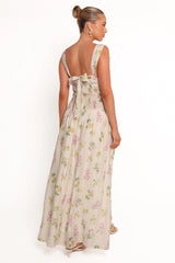 Reverie Maxi Dress - Purple Ditsy Floral