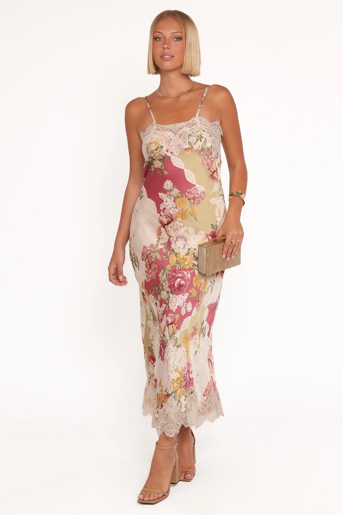 Laken Maxi Dress - Patchwork Floral