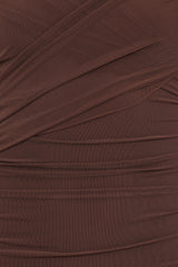 Honor Midi Dress - Chocolate