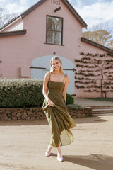 Rayna Maxi Dress - Olive