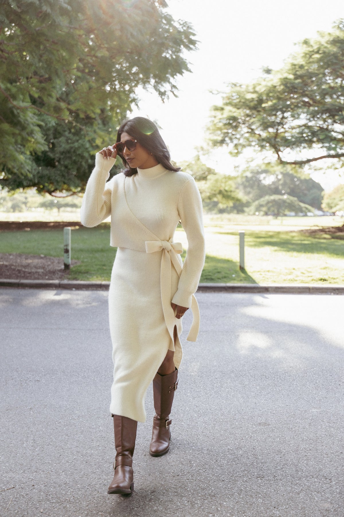 Aerin Knit Dress - Cream