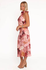 Lovett Maxi Halter Dress - Botanical Garden