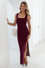 Elinor Maxi Dress - Cherry