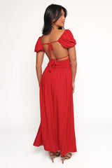 Theodora Maxi Dress - Red