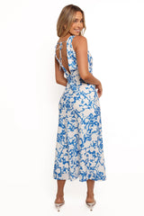 Caia Maxi Dress - Blue Floral