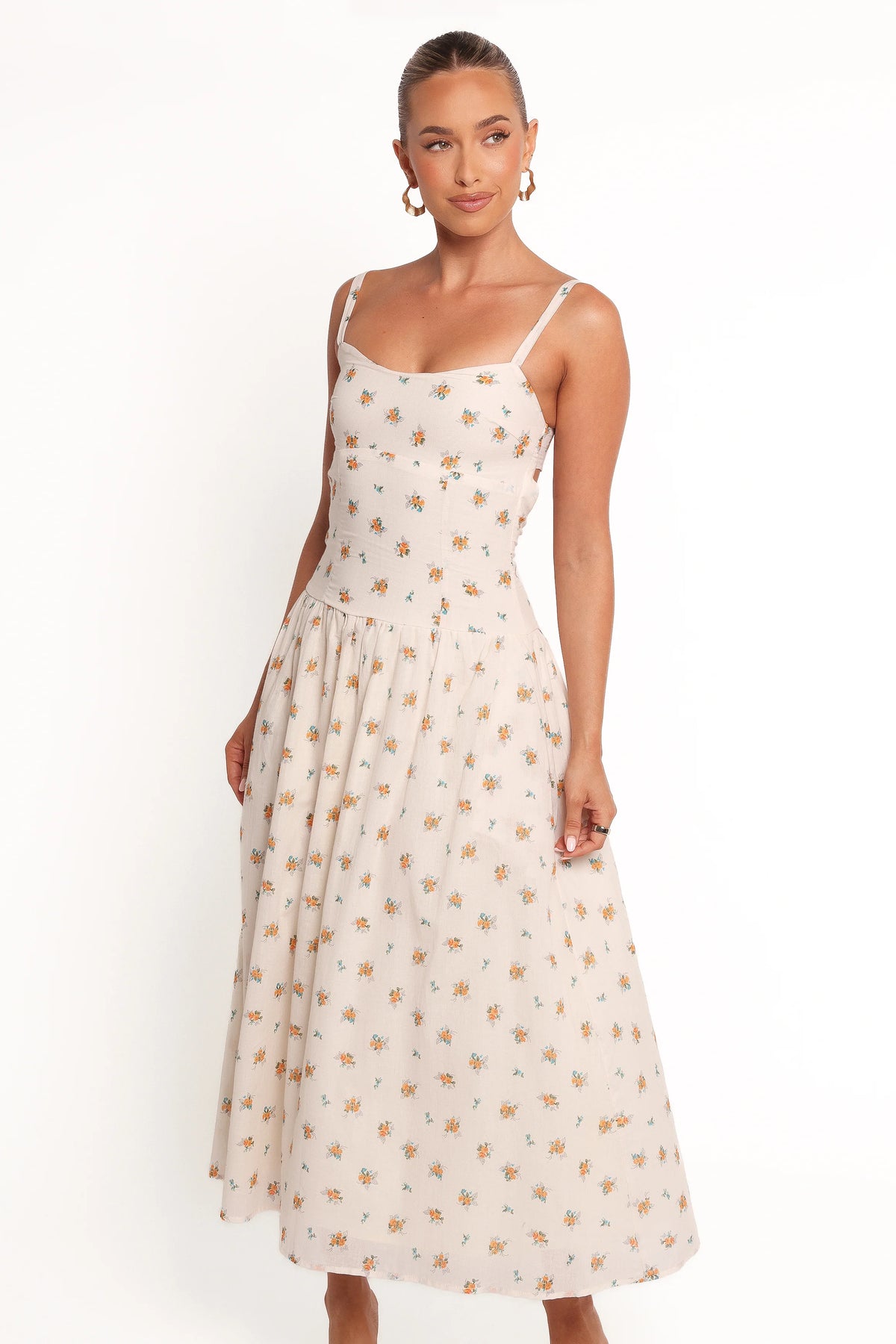 Oakley Maxi Dress - Yellow Floral