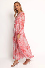 Anisa Maxi Dress - Pink Floral