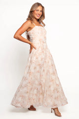 Petra Midi Dress - Cream