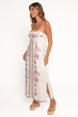 Vesta Midi Dress - Pink Multi