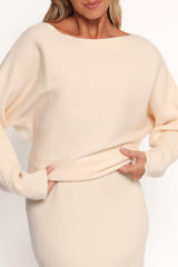 Duncan Knit Dress - Cream