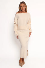 Duncan Knit Dress - Cream