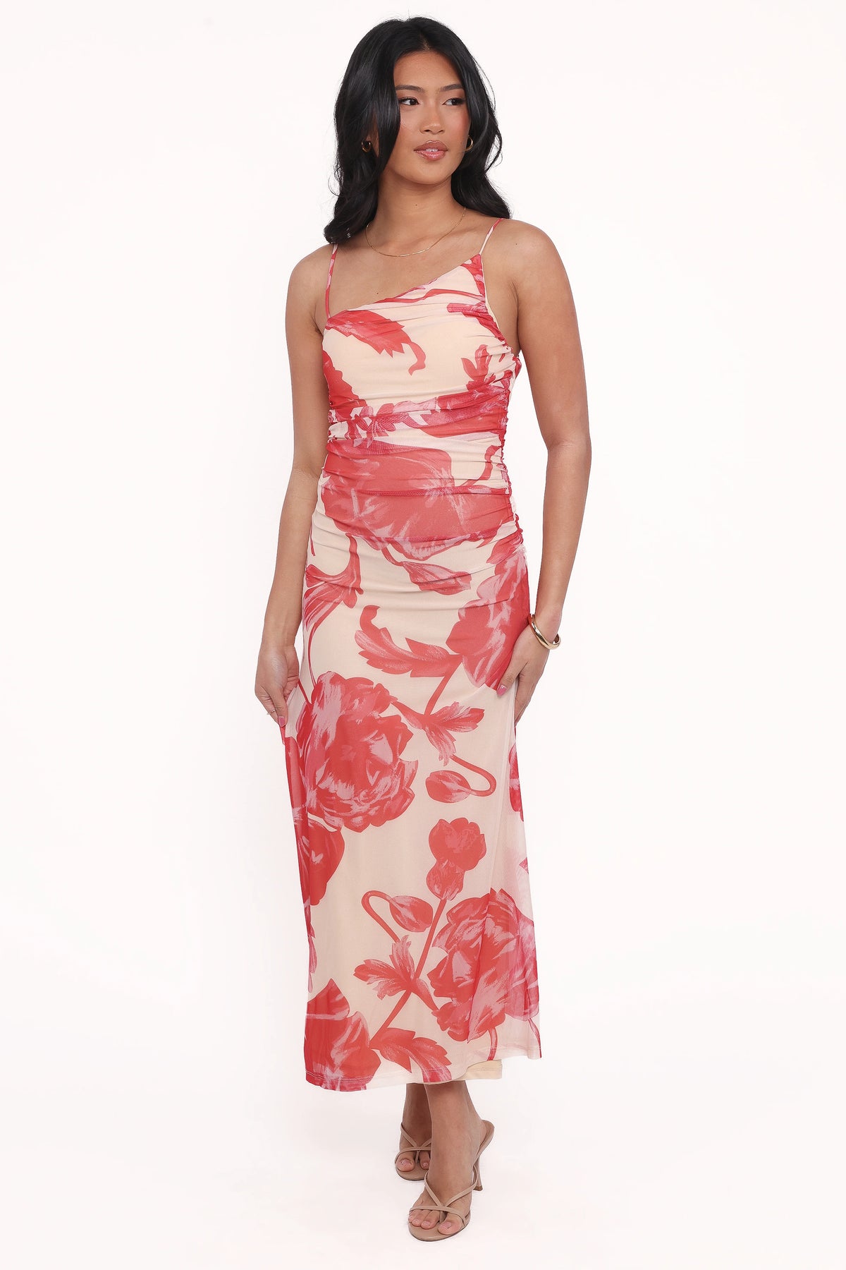 Jasmine Maxi Dress - Red Floral